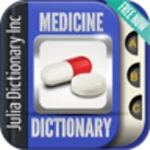 medicine dictionary android application logo